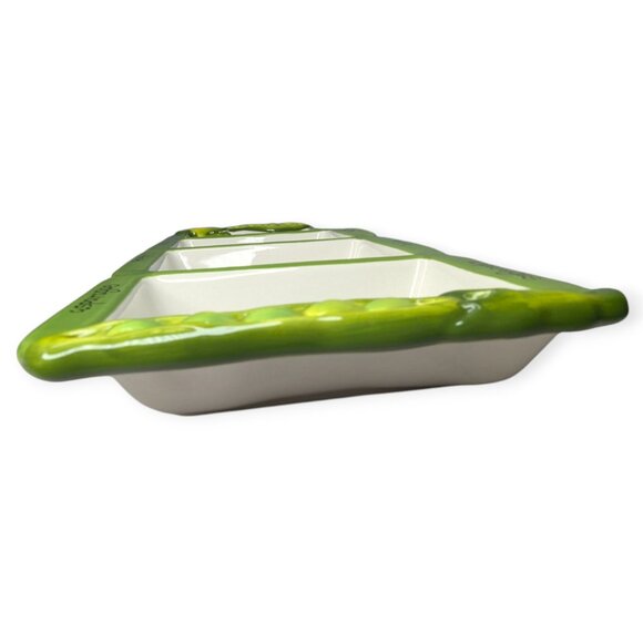Certified International Judy Phipps Ceramic 4 Compartment Vegetable Platter - Picture 11 of 15